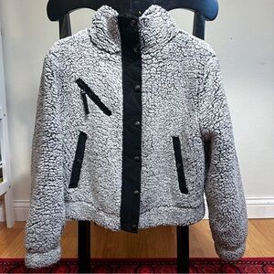 Blank NYC Black and Gray Teddy Jacket